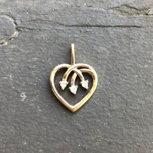 Gold and diamonds pendant